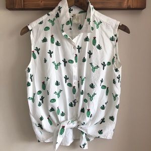 Succulent Lovers Sleeveless Top
